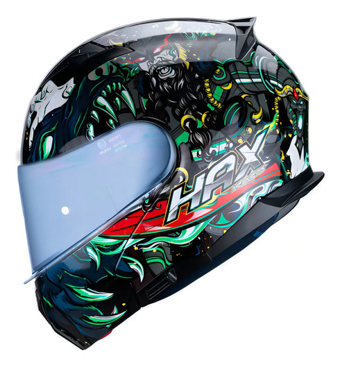 CASCO AMATISTA RAGNAROK NEGRO / VERDE